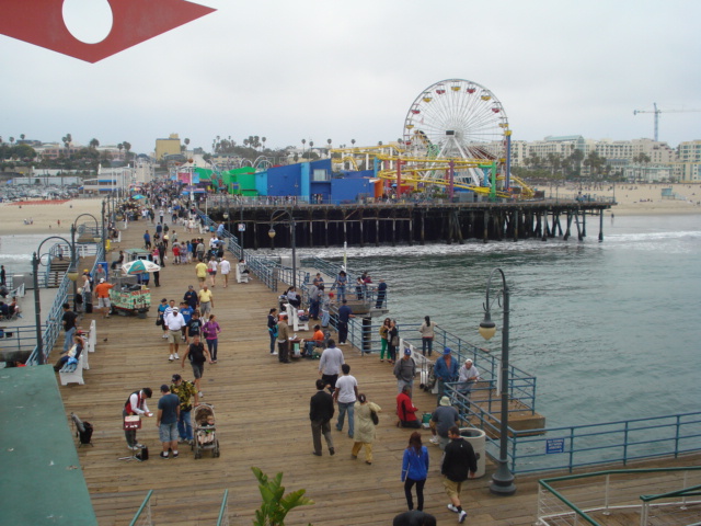 Next, Santa Monica Pier.