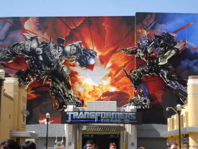 This Transformers ride was new and was still being tested when we visited. The special effects and simulated movement was nothing short of amazing. This has to be the best ride I have ever been on. Even Marg enjoyed herself.