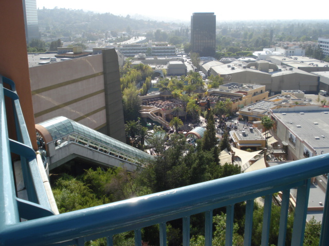 This is up the top looking down. You get a good view of the general countryside too.