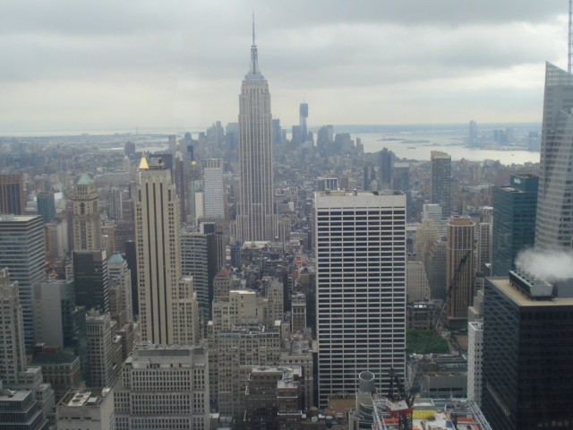 This is looking back towards the Empire State building & beyond.