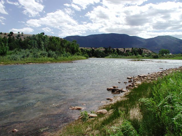 Can you see the clarity of the river?  There were lots of fisherman camped a few miles upstream from here.  The original Jarvis founder of this remote ranch was very creative to be self-sufficient and happy here with his family.  This ranch has been restored for all to enjoy if you can find it in the Browns Park National Wildlife Refuge. 