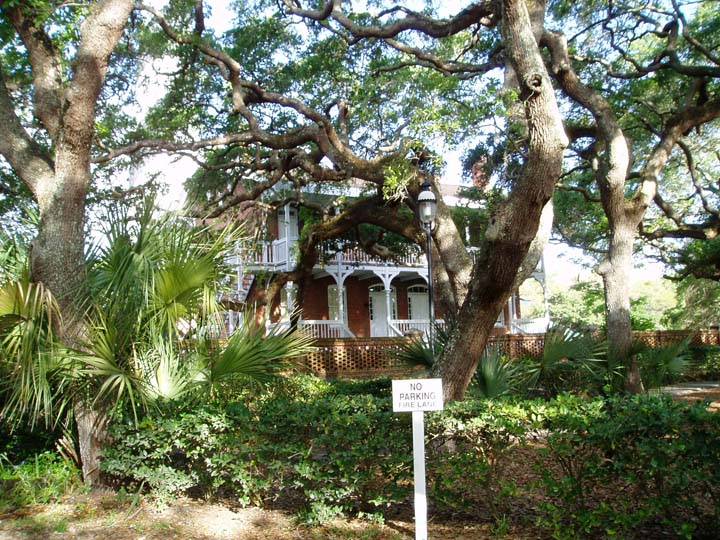 The original home of the Lighthouse Keeper in St. Augustine, Florida