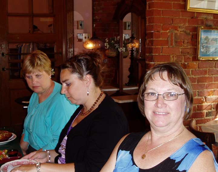 Sue, (Mymare's Sister), Angi and Debby