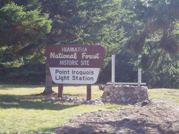 Sign at the Lighthouse.