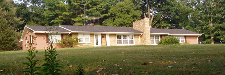 This is the house where we stayed in VA.  