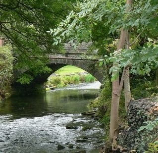 Over a peaceful stream, Abergynolwyn, Wales