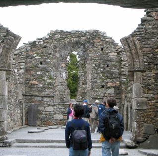 Glendalough.  This Cathedral was abandoned (!) in 1214.