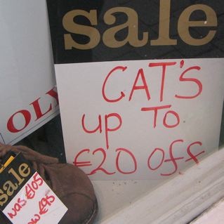 A sing in a window in Kilkenny