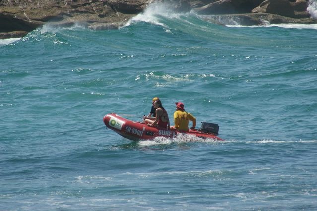 The Surf Rescue 'rubber ducky' returning.