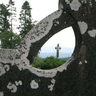 Located in the grounds of Glendalough