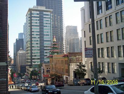 Walking down this street was a challenge, but beat walking uphill by a mile.