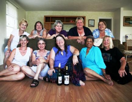 Back row - Kathy, Debby, Sue, Linda, CeeCee
Front row - Fiona, LynnDee, Heidi, Ouima, Jane