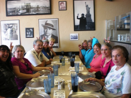 Left side - Tami, Sue, Harry, Heidi, Kathy
Right side - Jane, Ouima, Debby, LynnDee, Bobby {Tami's mother}  