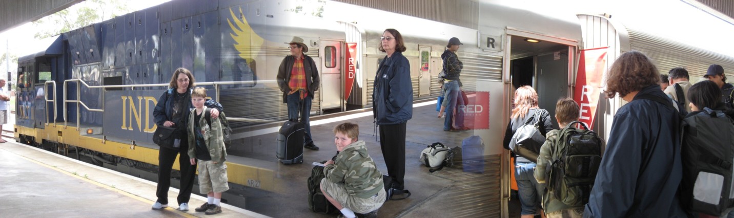 Time to say Goodbye and Board the Indian Pacific Train and head to Adelaide and Melbourne. 23 November 2008