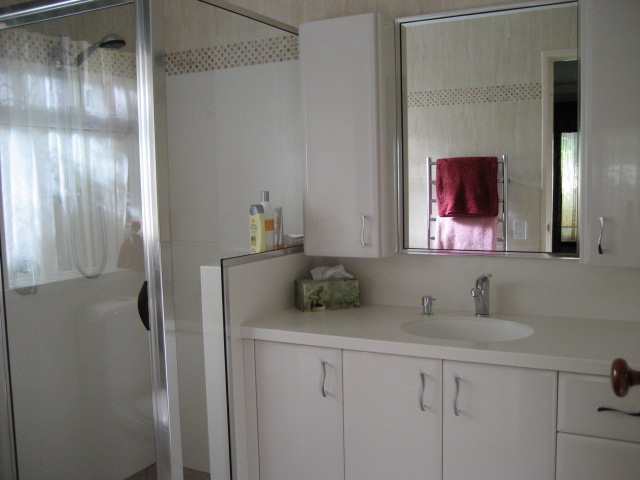 Vanity Cupboard and Shower recess