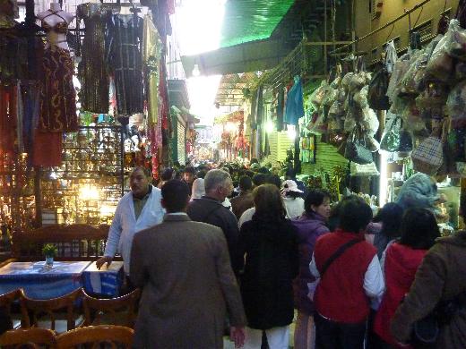 Khan al-Khalili bazaar, over 600 years old. And this was early before it got crowded.