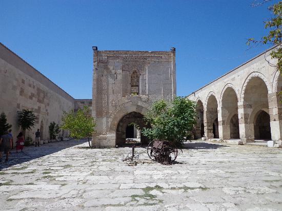 The Sultanhan Caravansary. These were built for the camel caravans to shelter overnight as protection from the desert robbers.