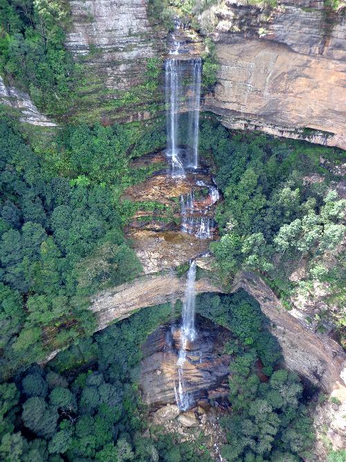 Katoomba Falls as seen from the Skyway.