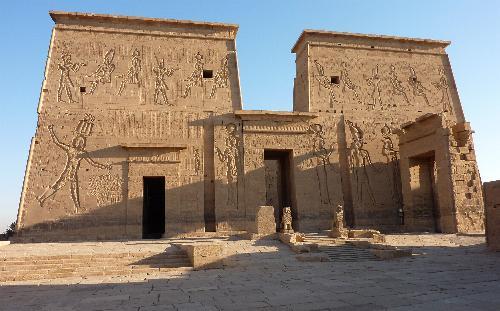 This Temple is on an Island near Aswan.