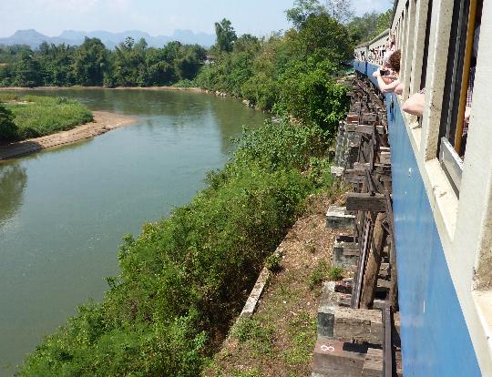 Taken from the tourist train following the River Kwai