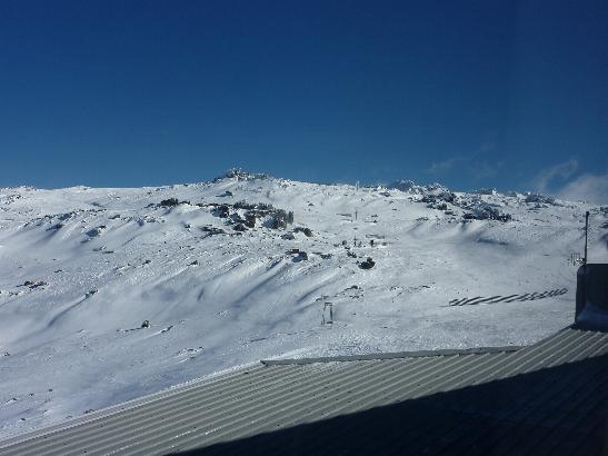 From the cafe at Thredbo, early in the season.