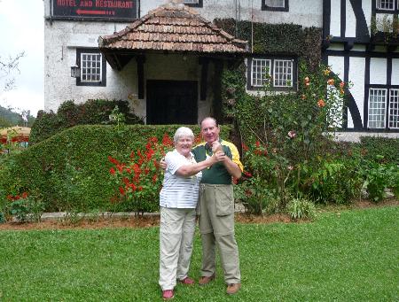 When the British were here in the 1920's they established the Cameron Highlands to get away from the heat and humidity in the lowlands. This is a very traditional English Tudor building.