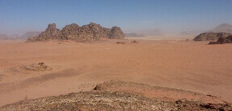 Desert area of Lawrence of Arabia fame and also the site used for the Movie of the same name. The home of the Bedouin.