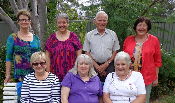 Back:Glenys, Lizzy, Alfred, Margaret.
Front: Margo, Sue, June