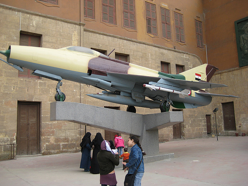 View of the open-air Hall of the Military Museum of the Cairo Citadel.
Cairo/EgyptJan.2008