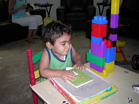 Iam now Two Years old and have my own desk.