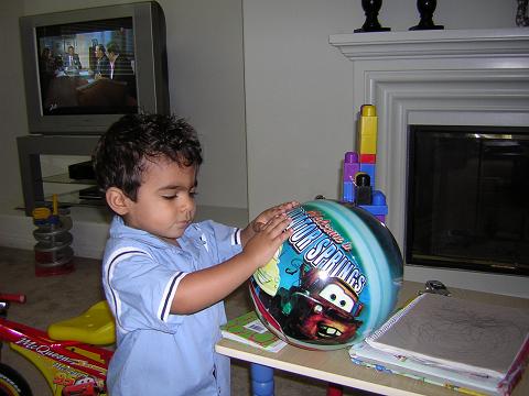 Me and my Ball are very friends.