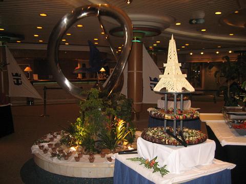 Enjoy Cruise Choclate show and buffet.