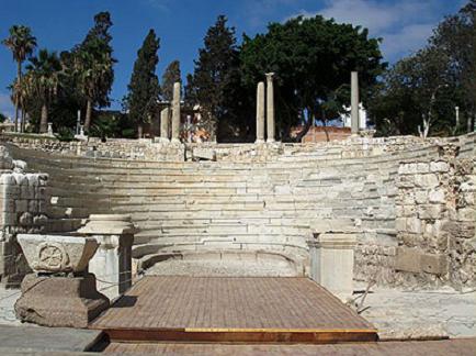 Romanian Stones Theatre in Alexandria Egypt.