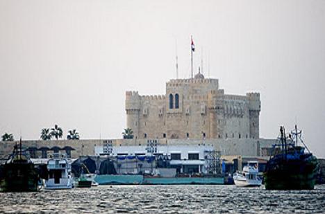 Qaytbay Fort in Alexandria Egypt.