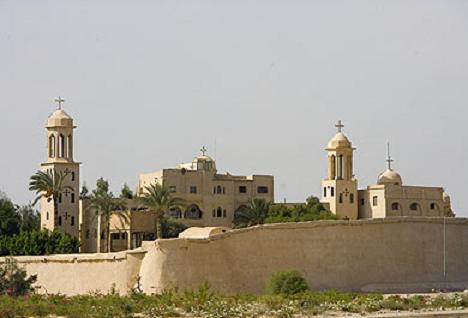 Saint Bishoy Monstary in Wadi El Natrun /egypt.