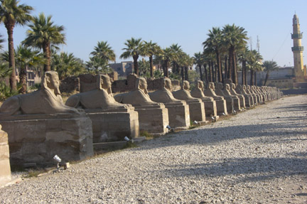 Avenue of the Sphinx.