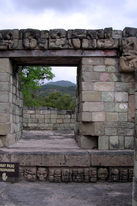 Top of temple - Copan