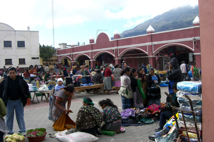 The Tuesday market.