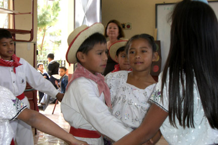 They had us up dancing with them after this demonstration.