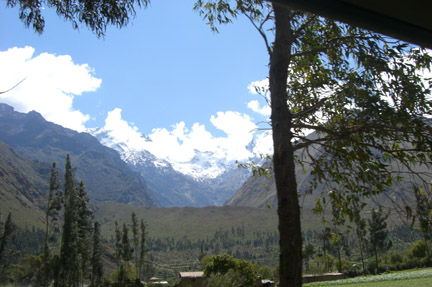 View from bus on the way to Machu Picchu