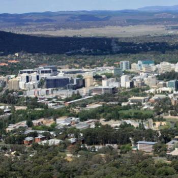 2414  Canberra city CBD, from Telstra Tower, Black Mountain, Canberra, 20th Feb'10 Kate/Sydney