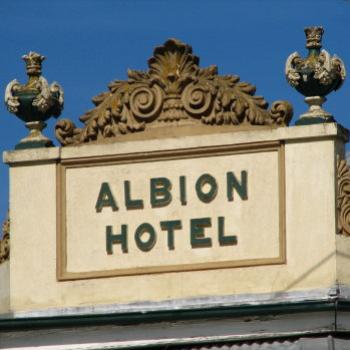 Albion Hotel 1872 sign Braidwood Kate/Sydney