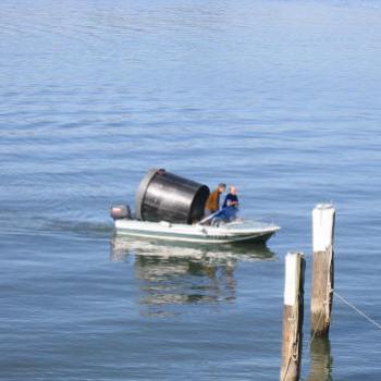 <b>getting septic tank to Bar Pt Aug 2003 Kate/Sydney</b>