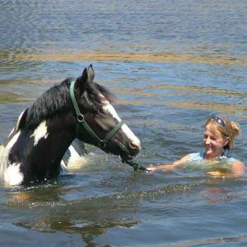 Karen & adopted friend Rain