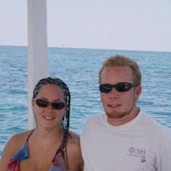 <b>My hubby and I on our honeymoon in jamaica - Heather (yes i had to get my hair braided lol)</b>