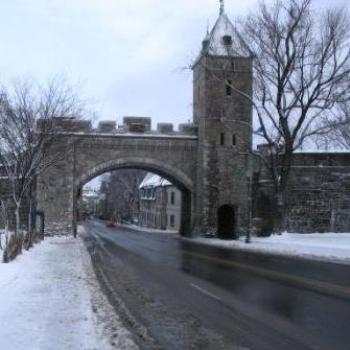 old wall, quebec city