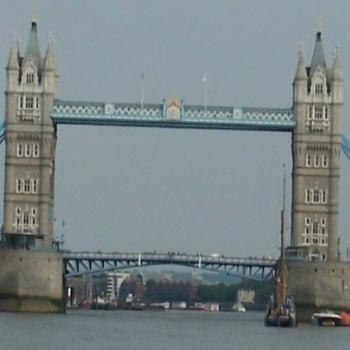 London Bridge from Thames River