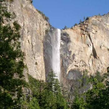 Bridal Veil Falls in Yosemite Nat'l Park, California