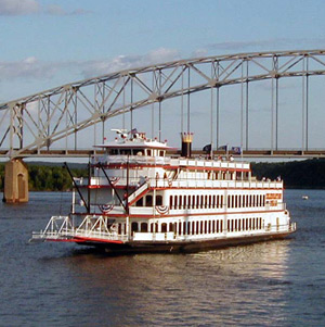 Riverboat on the Mississippi River - USA