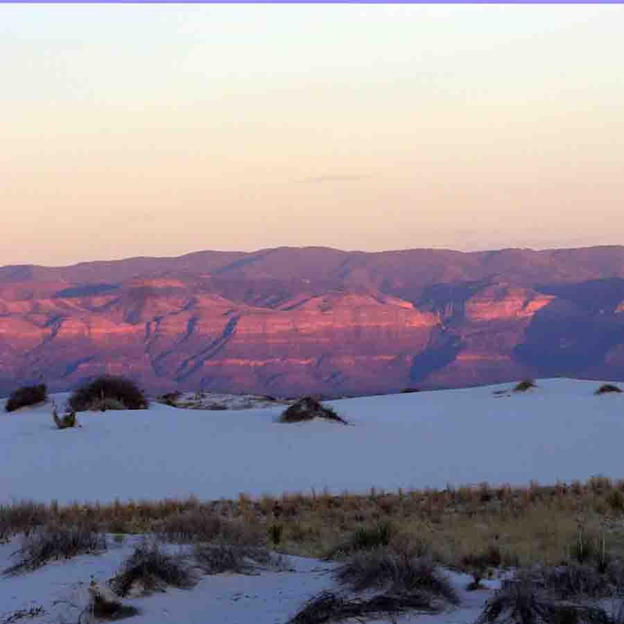 <b>View from White Sands, NM, USA</b>